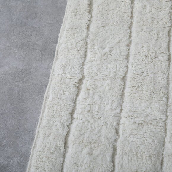 Hand-Knotted Authentic Berber Wool Rug - 6.6x6.6ft - Picture 3 of 6